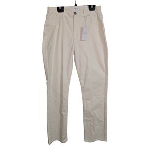 Jelly Jeans Corduroy Pants Women Size 5 Cream New Straight Leg High Rise 0112